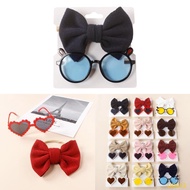 Lidu12 Hair Band Sunglasses Photography Props Baby Girls  Headband Sunglasses Kit
