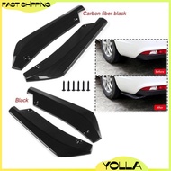 1 Pair Universal Car Rear Bumper Lip Auto Rear Bumper Diffuser Car Accessories