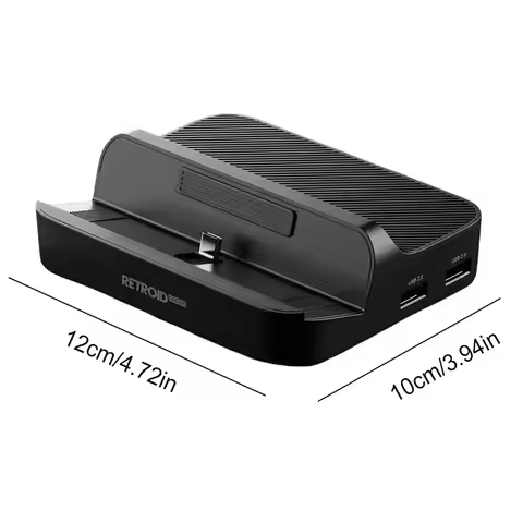 For RP5/RP4/Pro/RP4 7-In-1 Charging Dock for Retroid Pocket 5 Charging Station PD Charging HDMI-Comp
