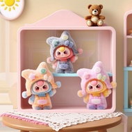 Flocking Dopamine Doll Cute Pellet Decoration Cartoon Cute Desktop Decoration Trendy Play Doll Creat