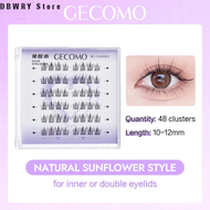 免胶水假睫毛 GECOMO Glue-free False Eyelashes Reusable Natural Look Comfortable Lightweight Easy Applicati