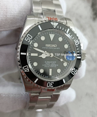 Seiko Mod Submariner Black