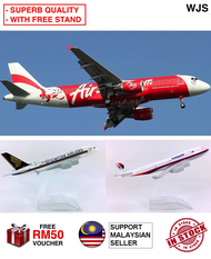 (SUPERB QUALITY WITH FREE STAND) WJS Air Asia X A320 A340 A380 MAS B777 B747 FK50 MH370 SG SIA SGA S