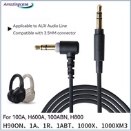 AMAZ Headphone Cable Compatible For Sony Wh1000xm2 1000xm3 1000xm4 Headphone 3.5mm Replacement Audio Cable 1.5m