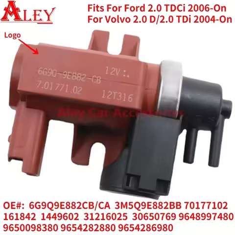 Brand New 6G9Q-9E882-CB 161842 Turbo Pressure Control Solenoid Valve For C-MAX Focus Galaxy S-MAX Fo