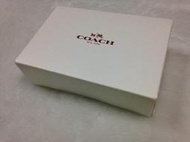 (TD SHOP) Coach 名牌 禮盒 紙盒 精品 名品禮盒 禮物盒 收納盒 正品 真品 白 W16*H12*D5