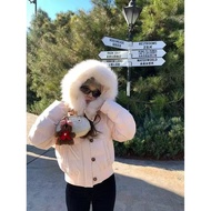 DONNA HOODIE FUR PADDING PUFFER WINTER COAT WOMAN JACKET WINTER JACKET COAT