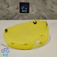 Rockbros TT 16 WT 18 Magnetic Glasses Bike Helmet Glass - Yellow