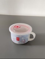 嘉頓 麵包 陶瓷 碗 杯 泡麵 杯麵 湯 碗 有蓋 保溫 帶蓋 帶把手