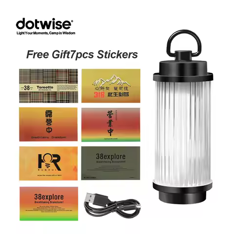 38 Lights 38 Explore Camping Lamp USB Rechargeable 5 Lighting Modes Tent Lantern Flashlights Outdoor