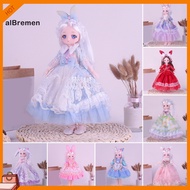 (New)  Girls Bjd Doll 30cm 1/6 Ball Jointed Doll Princess Lolita Dress Bjd Collectible Posable Actio