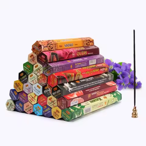 Y 20 Sticks Sandalwood India Incenses Natural Palo Santo Sage Indian Incense Stick Lavender Lotus Ro