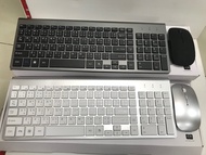 ชุดคีย์บอร์ดเมาส์ไร้สาย Keyboard&amp;Mouse Wireless Ultra Thin Combo แป้นพิมพ์ภาษาไทย/อังฤกษ สำหรับโน๊ตบุ๊ค/Computer.