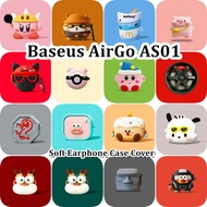 READY STOCK For Baseus AirGo AS01 Case Trendy ideas Cartoon Soft Silicone Earphone Case Casing NO.2