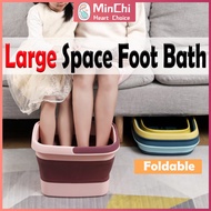 折叠泡脚桶/足浴盆 Foldable Foot Bath Soak Massage Bucket Spa Basin Feet Leg Healthy Relaxing Leg Massage Bucket