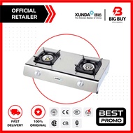 XUNDA STAINLESS STEEL TABLE GAS STOVE 2-N5-H