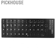 Pickhouse German Keyboard Sticker Replacement For Desktop Computer CSO