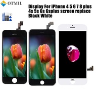 AAA Display Screen Replacement For iPhone 4 5 6 7 8 Plus 4s 5s 6s Screen Digitizer Assembly For iPho