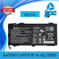 Hp Pavilion 14-AL 14-AV 14-AL125TX TPN-Q172 SE03XL HSTNN-UB6Z Laptop Battery Build In Battery