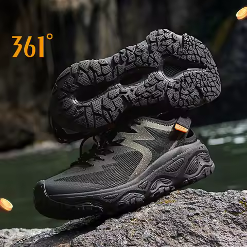 361 Degrees Trekking Hiking Shoes Outdoor Upstream Water Trainers Climbing Shoes Anti-slip Wading Ca