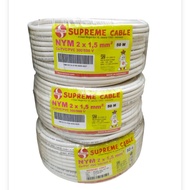 Kabel Listrik NYM 2x1,5mm Supreme 50M