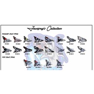 Mini jaws boy and jaws stickers