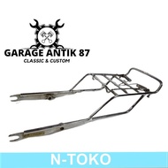 BAGASI BELAKANG MODEL ORI cb100 dan cb125 Aksesoris Sparepart Motor Classic