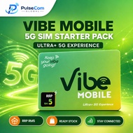 Vibe Mobile 5G SIM Card Yearly Plan RM150 365 Days 10GB Monthly + 60 Minutes Call