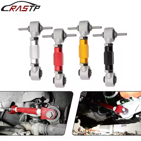 RASTP-Aluminum Rear Adjustable Suspension Camber Kit Dog Bone Adjustable Control Arm For Honda Civic