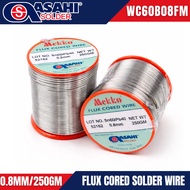 (0.8mm 250Gram) ASAHI SOLDER LEAD Mekko WC60B08FM Soldering Lead Solder Wire
