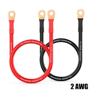 CONEPY แบตเตอรี่อินเวอร์เตอร์สาย 2AWG 4AWG 6AWG 8AWG ซิลิโคนทองแดงลวด M6/8/10 สําหรับแผงพลังงานแสงอา