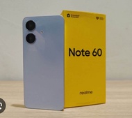 Realme Not 60 Ram 6+128 GB layar 67 in unisog T612 kamera 50 mp fast charging  garansi 1 tahun resmi