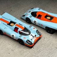Tiny Micro Shadow Co-Branded Sparky Porsche Sea Stone Bay Gulf 917 #2 Alloy Racing Model 1: 64