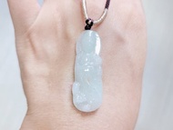 親翠 天然翡翠 冰晴底極潤觀音調整式繩鏈 佛系
