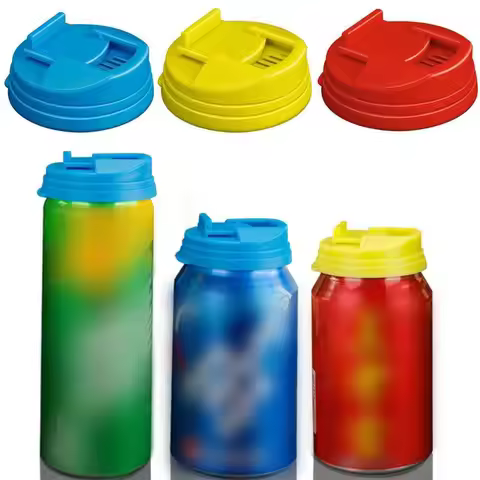 Fizz Coke Drink Lid Reusable Bottle Top Lid Plastics Soda Can Covers Soda Can Lid Drink Soda