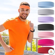 FS 1PC Fashion Elastic Yoga Running Fitness Sports Headband/ Durable Non Slip Sweatband for Men Wome