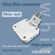 3-Outlet Foldable Power Strip Adapter, 180° Rotatable 3-Prong AC Power Outlet Wall Adapter Extension