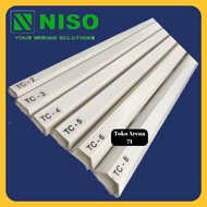 Duct Cable Duct Cable TC 1 / TC 2 / TC 3 / TC 4 / TC 5 / TC 6 Protector NISO White Cable Protector