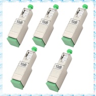 [R Q M U] 5PCS SC  Female to Male 10dB Fiber Optic Attenuator SC  Female Male Fiber Optic Attenuator