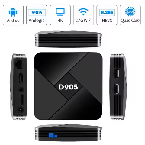 D905 Android 10 Smart Tv Box 1GB 8GB Amlogic S905L MIni Tv Box HD 4K 4G Wifi Set Top Box Media Playe
