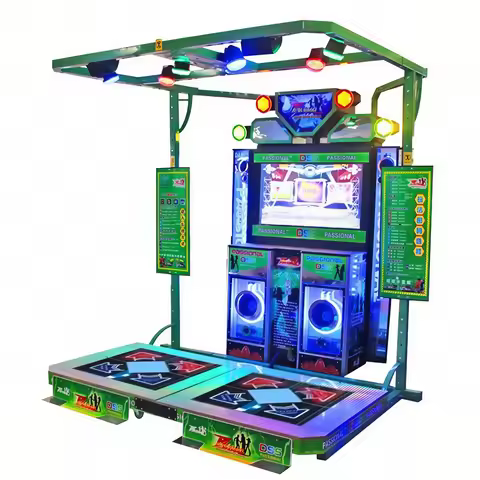 Coin Operated Play Arcade Super Dance Stationarcade Game Machine Music Rhythm Dance Revolution Arcad