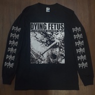 Long Sleeve DYING FETUS Bludgeoned Summer Tour 2025 /band t-shirt /bootleg music t-shirt