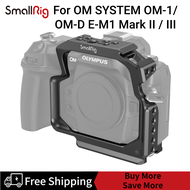 SmallRig OM SYSTEM OM-1 Camera Cage for Olympus OM SYSTEM OM-1 / OM-D E-M1 Mark II / OM-D E-M1 Mark III 3948