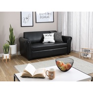 H-JAMES โซฟา PVC 2.5 ที่นั่ง สีBK INDEX LIVING MALL H-J