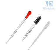 Paint Solvent Thinner Glass Dropper / Measuring Scale Plastic Dropper 1ML 3ML