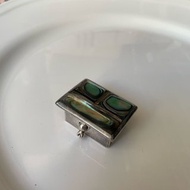 Vintage 鮑魚殼銀飾品盒