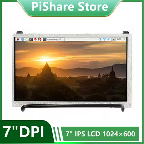 7inch DPI LCD IPS Display 1024×600 for Raspberry Pi4 / PI3B+ / PI3B / PI Zero 2W