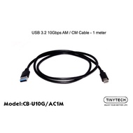 USB 3.2 10GBPS AM TO CM CABLE – 1 METER