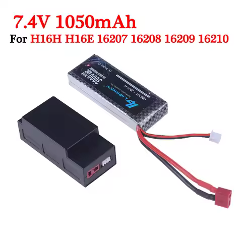 Original 2S 7.4V 1050mAh Lipo battery for MJX Hyper Go H16H H16E 16207 16208 16209 16210 1/16 RC tru