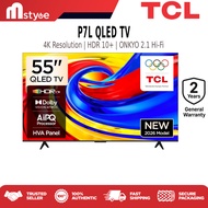[Free Delivery] TCL Smart TV 4K Premium QLED Colorful Quantum Crystal HDR 10+ Gaming Google TV, ONKY